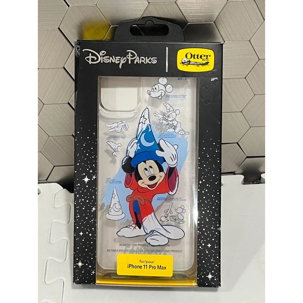 Walt Disney‎ Parks Sorcerer Fantasia Mickey Mouse OtterBox iPhone 11 ProMax case
